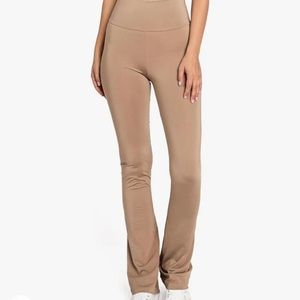 NWT Love Tree Tan Yoga Pants